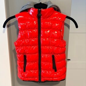 4T Appaman Shiny Red Hooded Vest